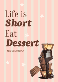 Dessert Life Quote Flyer