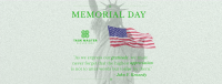 Gratitude Memorial Day Facebook Cover Image Preview