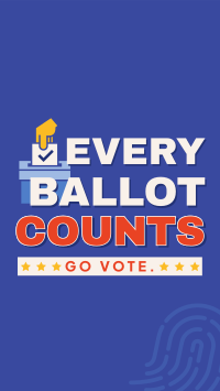 Every Ballot Counts Instagram Reel