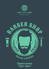 Premium Barber Poster
