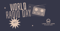 Happy World  Radio Day Facebook Ad