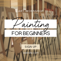 Painting for Beginners Linkedin Post