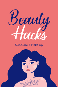 Beauty Hacks Pinterest Pin Design