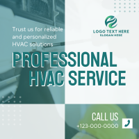 Professional HVAC Services Instagram Post