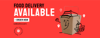 Food Takeout Delivery Facebook Cover Image Preview