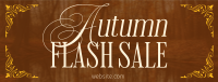 Autumn Flash Sale Facebook Cover Design