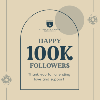 Follower Milestone Instagram Post Design