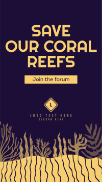 Coral Reef Conference Instagram Story