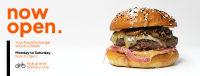 Burger Shack Opening Facebook Cover Image Preview