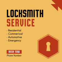 Locksmith Services Instagram Post