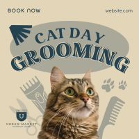 Cat Day Grooming Instagram Post