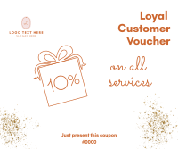 Loyal Customer Voucher Facebook Post