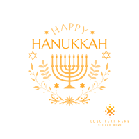 Happy Hanukkah Instagram Post