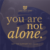 Suicide Prevention Support Group Instagram Post Design