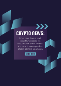 Cryptocurrency Breaking News Flyer