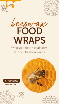 Beeswax Food Wraps TikTok Video Design