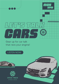 Car Podcast Poster Image Preview
