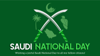 Saudi Day Symbols Facebook Event Cover