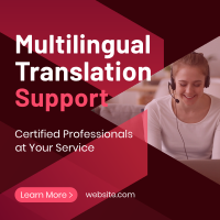 Multi-Language Support Instagram Post