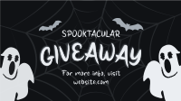 Spooktacular Giveaway Promo Facebook Event Cover