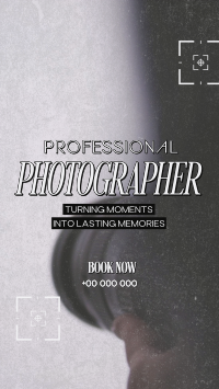 Studio Professional Photographer Video