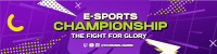 E-Sports Championship Twitch Banner