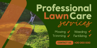 Professional Lawn Care Services Twitter Post