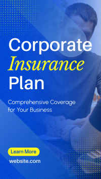 Corporate Insurance Plan Instagram Reel Image Preview