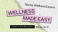 Easy Wellness Podcast Animation
