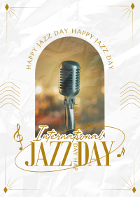 Elegant Jazz Day Flyer