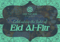 Eid Al Fitr Lantern Postcard