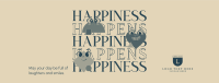 Happiness Happens Facebook Cover example 4