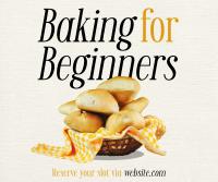 Baking for Beginners Facebook Post