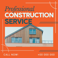 Corporate Construction Service Instagram Post