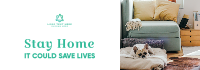 Stay at Home Dog Tumblr Banner Image Preview