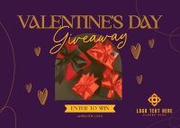 Valentine's Day Giveaway Postcard