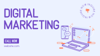 Simple Digital Marketing  Animation Design