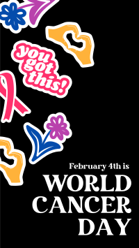 Cancer Day Stickers Instagram Story