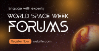 Space Week Forums Facebook Ad