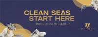 World Ocean Day Clean Up Drive Facebook Cover