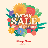 Spring Sale bouquet Instagram Post