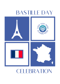 Tiled Bastille Day Flyer