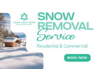 Snow Removers Postcard Design