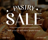 Pastry Sale Today Facebook Post