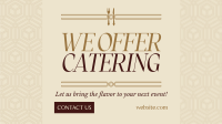 Luxurious Restaurant Catering Animation