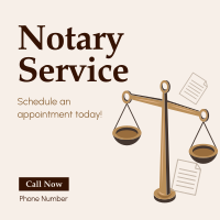 Professional Notary Services Instagram Post