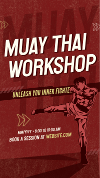 Muay Thai Workshop Instagram Reel Design