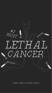 Lethal Lung Cancer Facebook Story