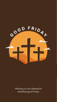 Good Friday Badge Facebook Story Image Preview