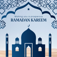 Ramadan Kareem Sunset Instagram Post